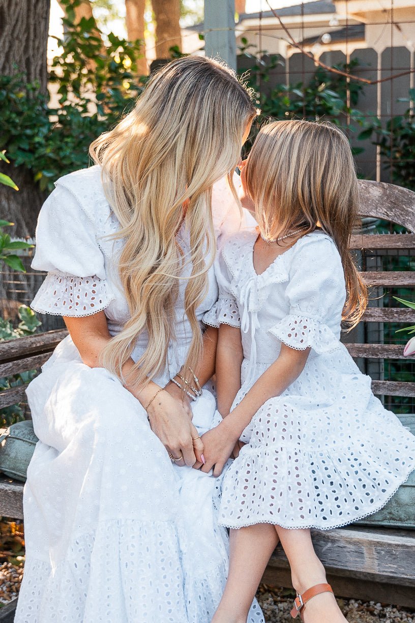 Matching Mother Daughter Outfits, Mother Daughter Matching Dresses, Mommy  and Me Outfits, Matching Outfits, Mommy and Me Dress, Ivory Lace, Dress